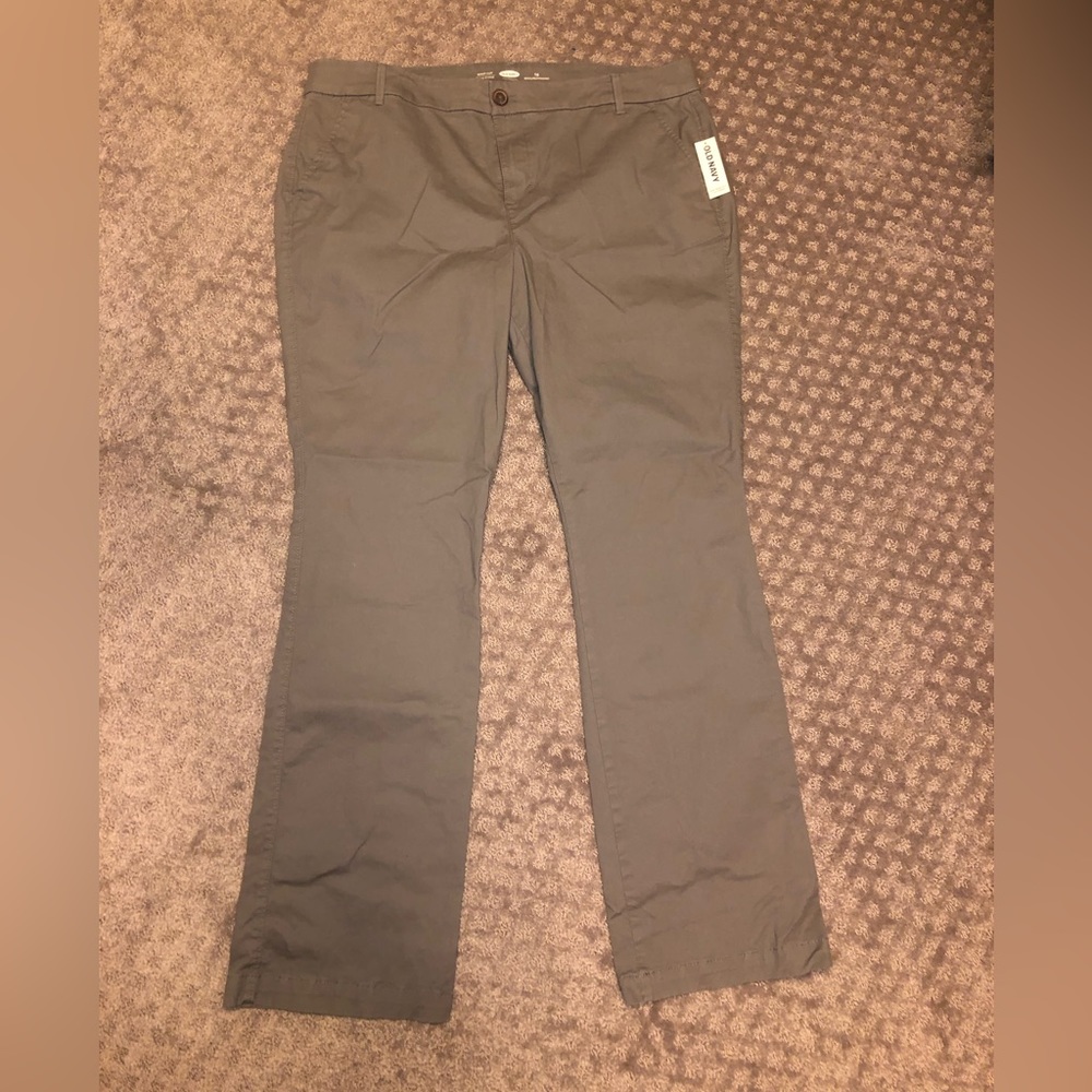 Boot cut pant. Old Navy. 16R. Tags on. Never worn. New. Slate grey.